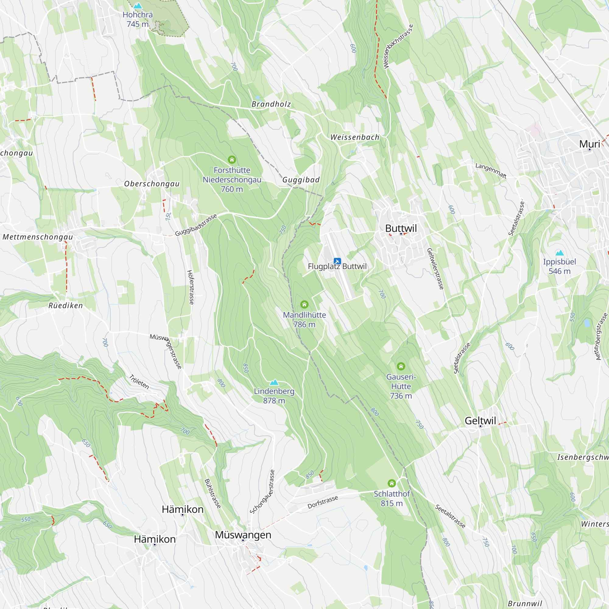 Mandlihütte map
