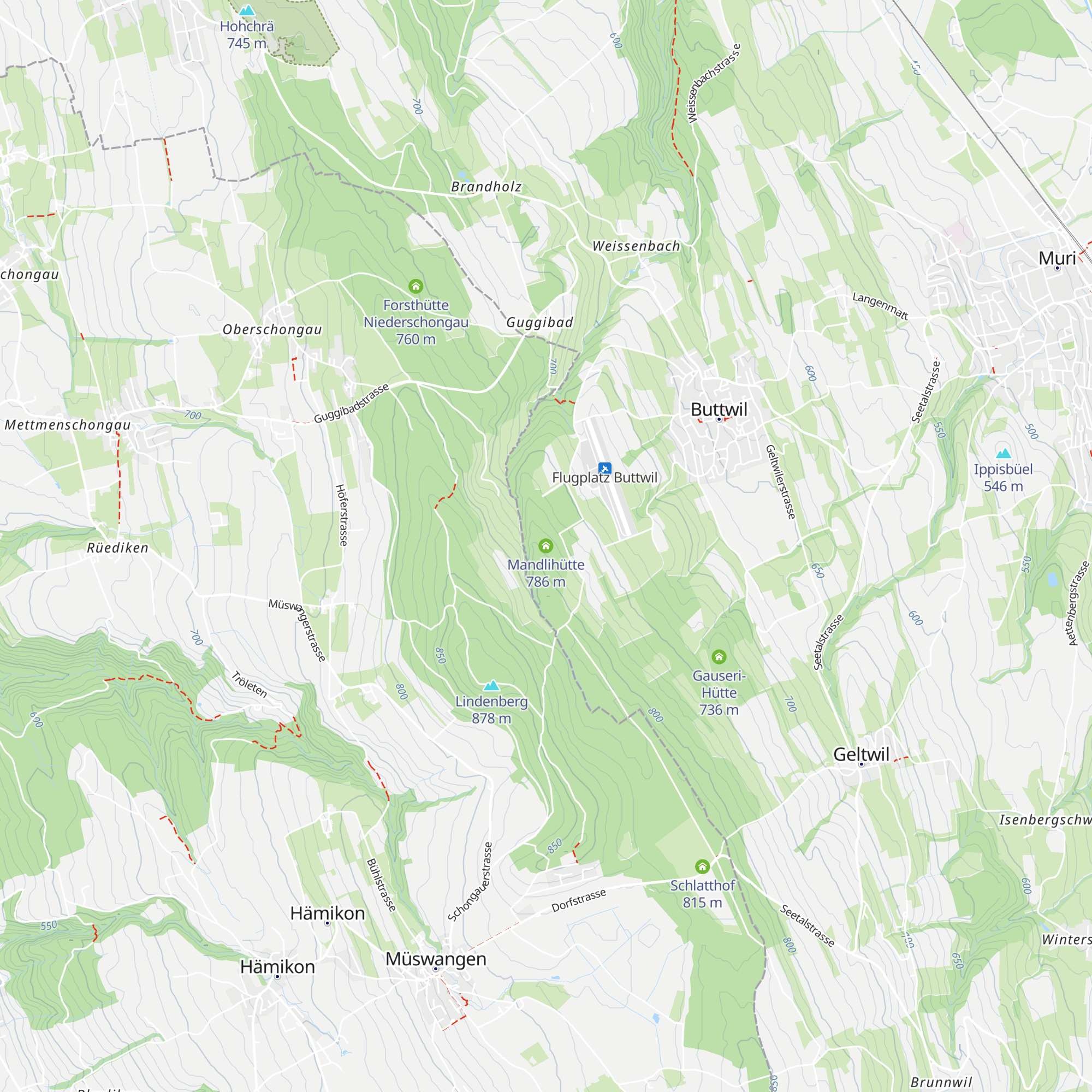Mandlihütte map