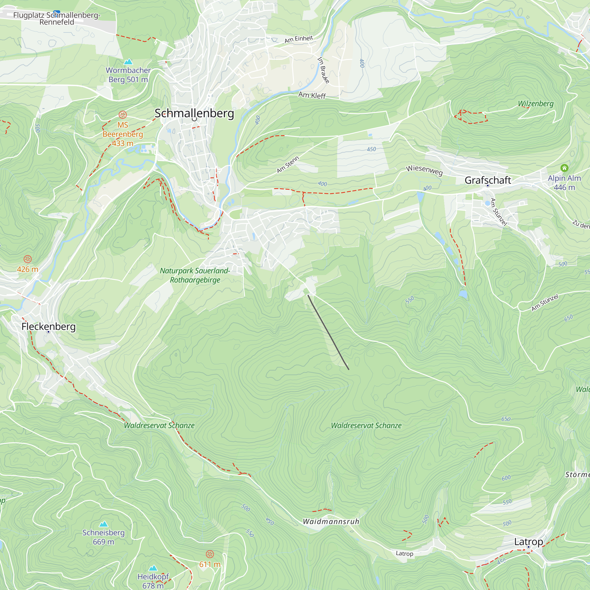 Hütte 7 map