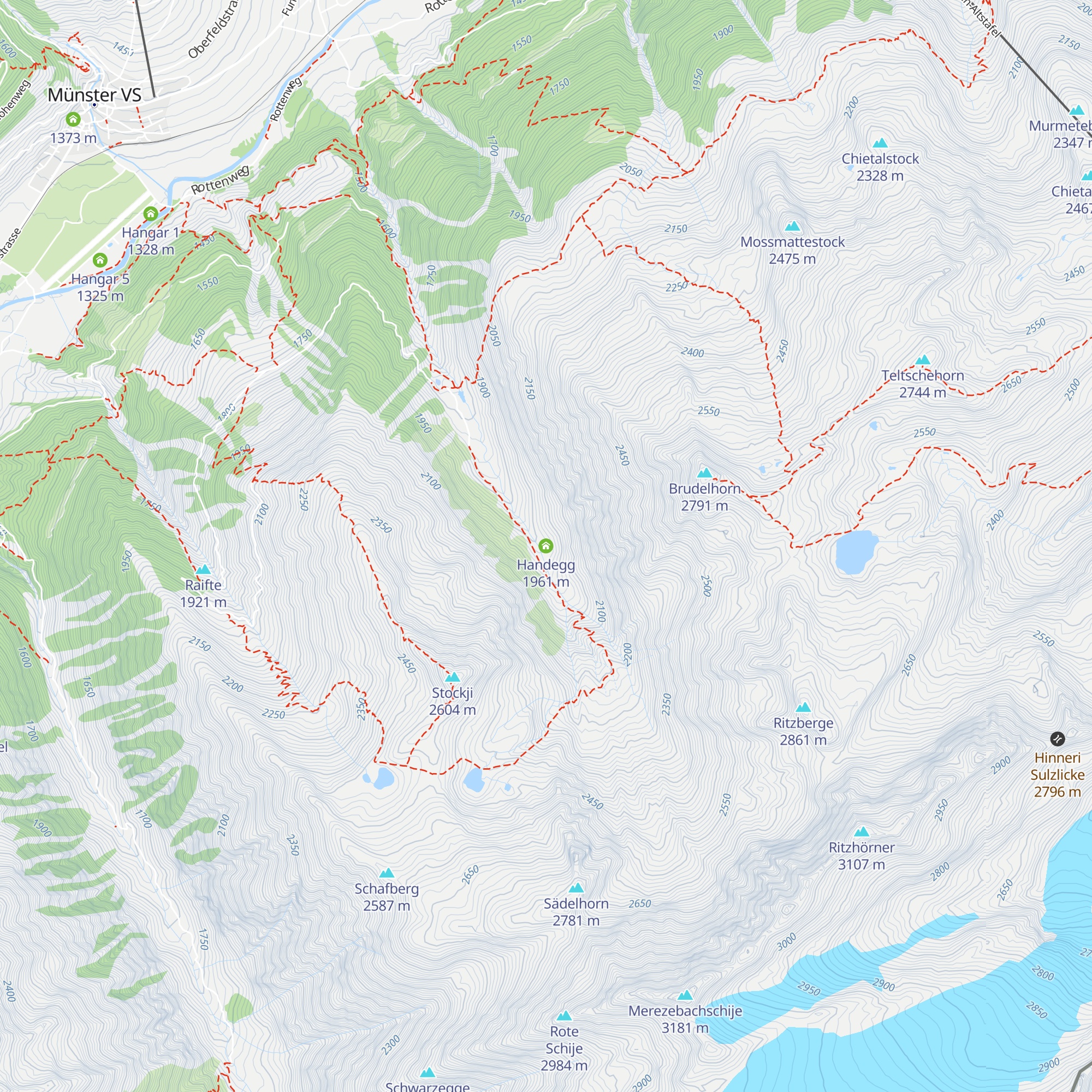 Handegg map