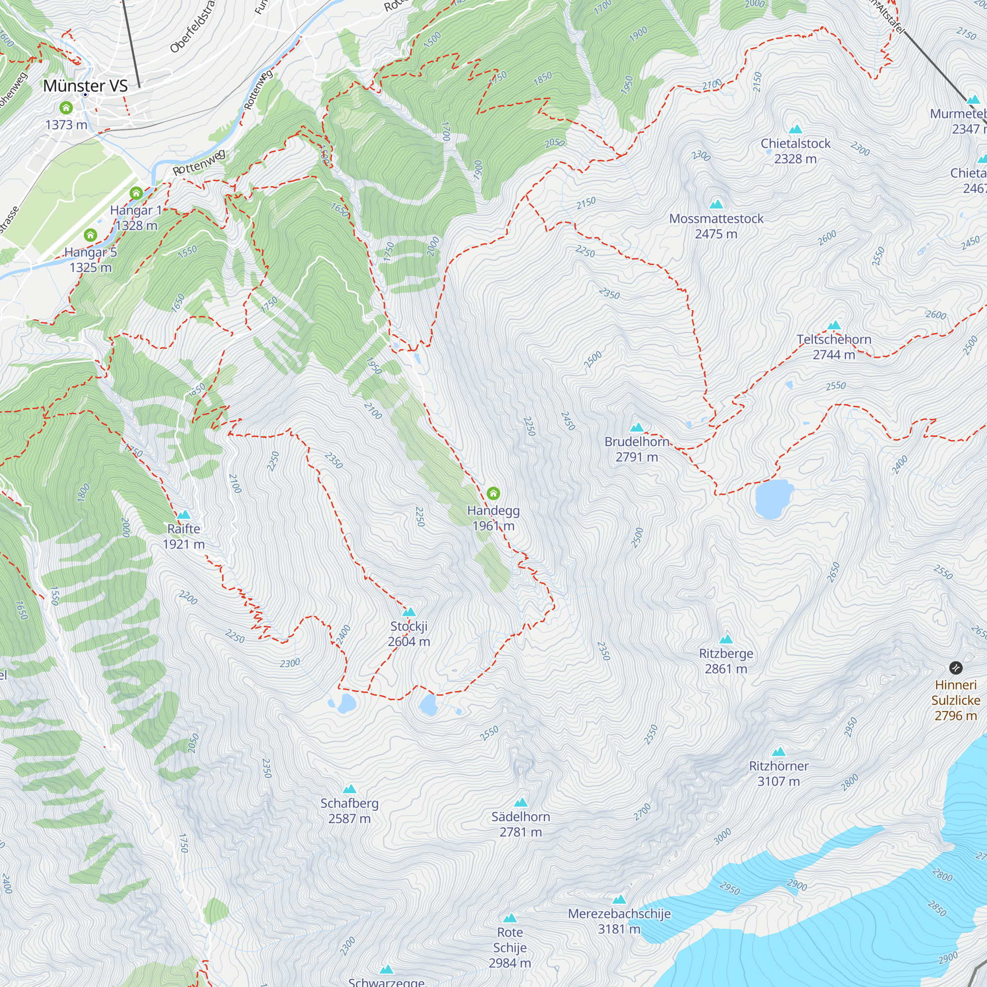 Handegg map