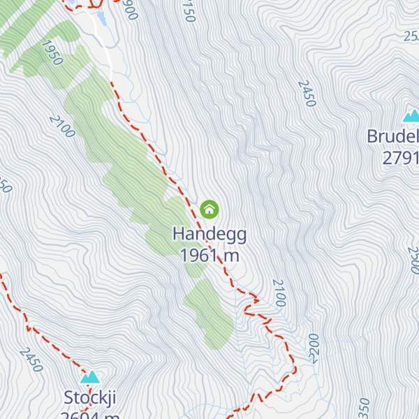 Map of Handegg