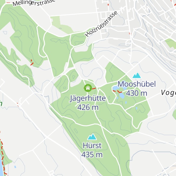 Map of Jägerhütte