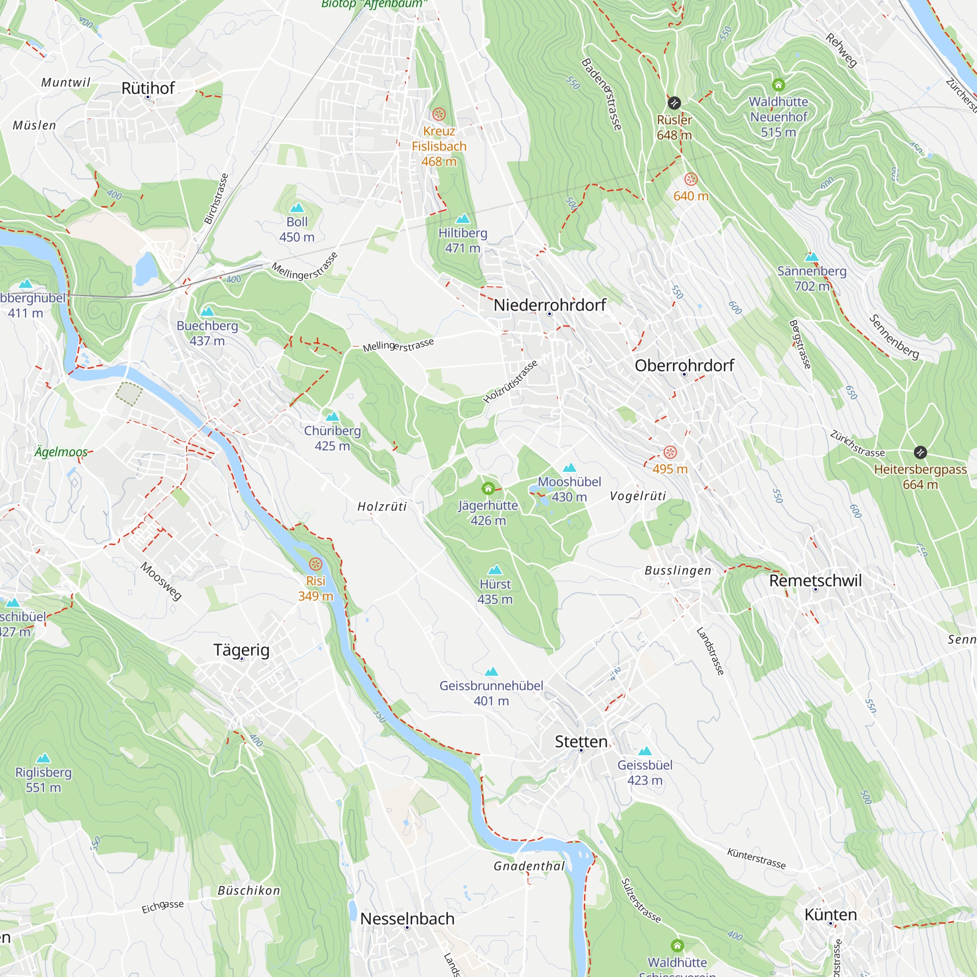 Jägerhütte map