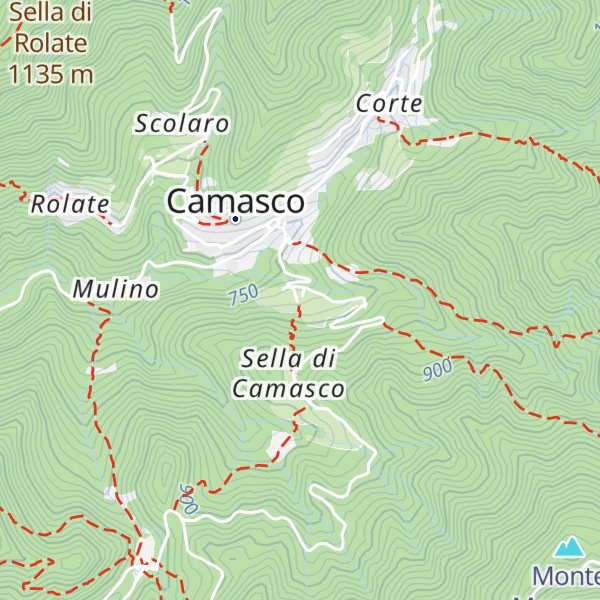 Map of Baita dei Pittori