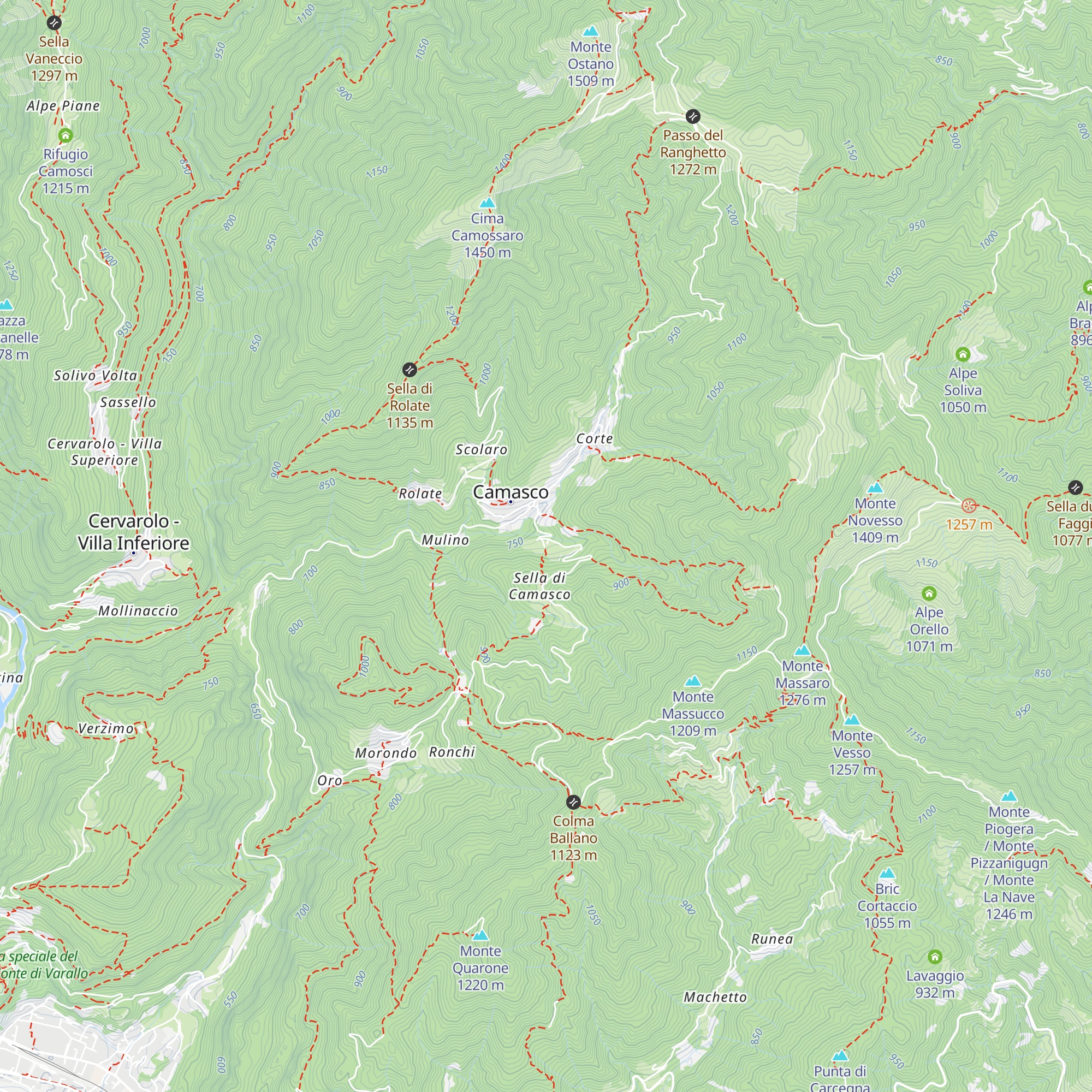 Baita dei Pittori map