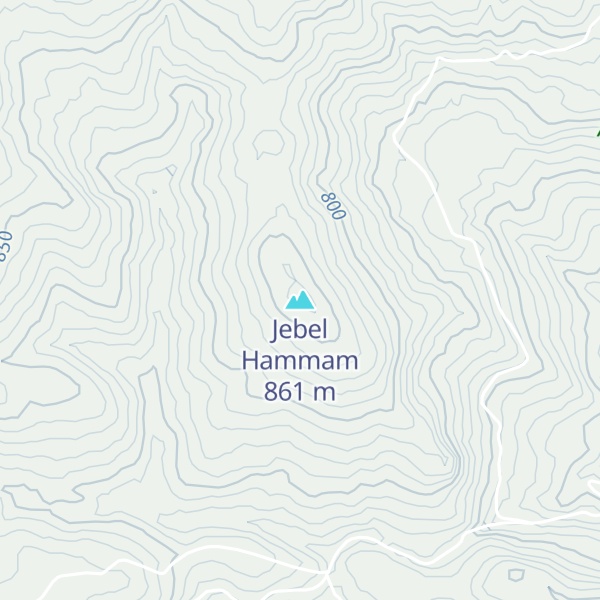 Map of Jebel Hammam