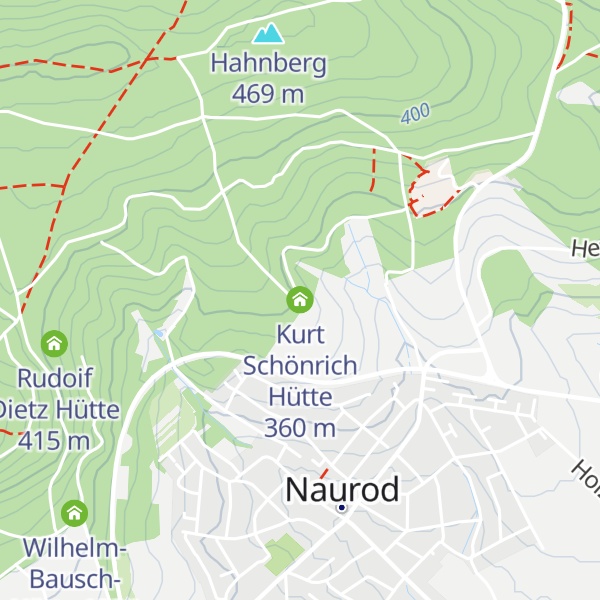 Map of Kurt Schönrich Hütte
