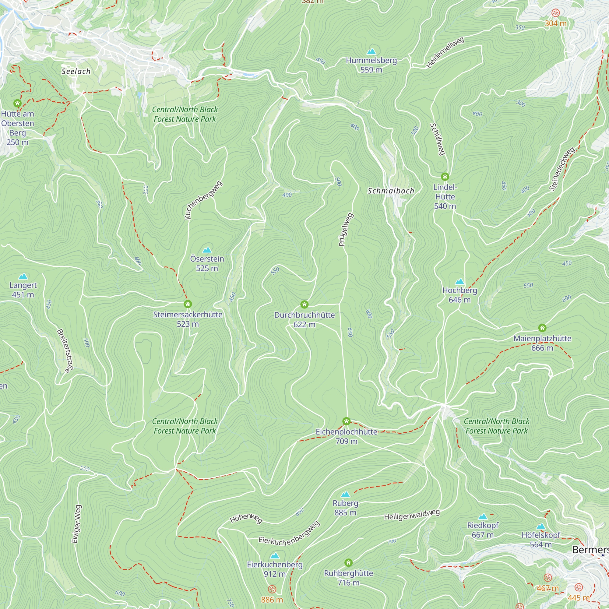 Durchbruchhütte map