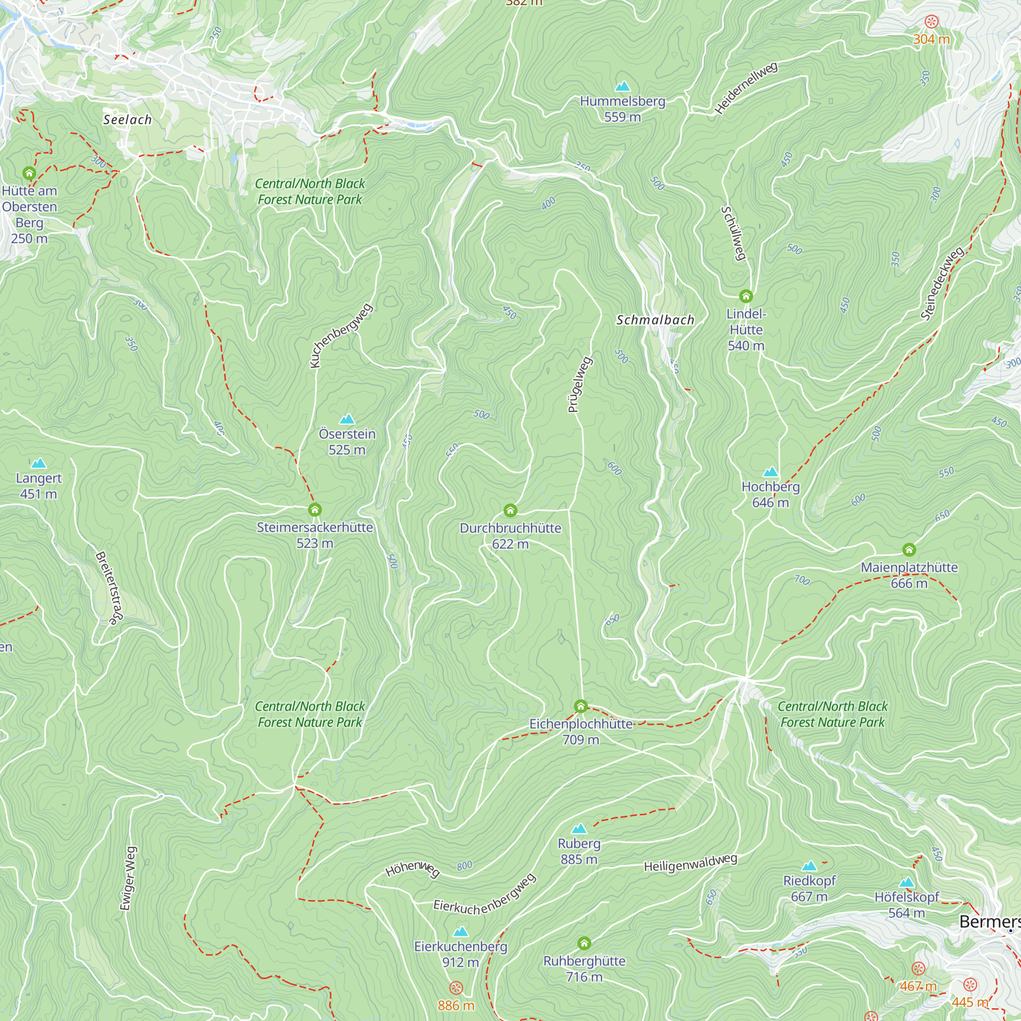 Durchbruchhütte map