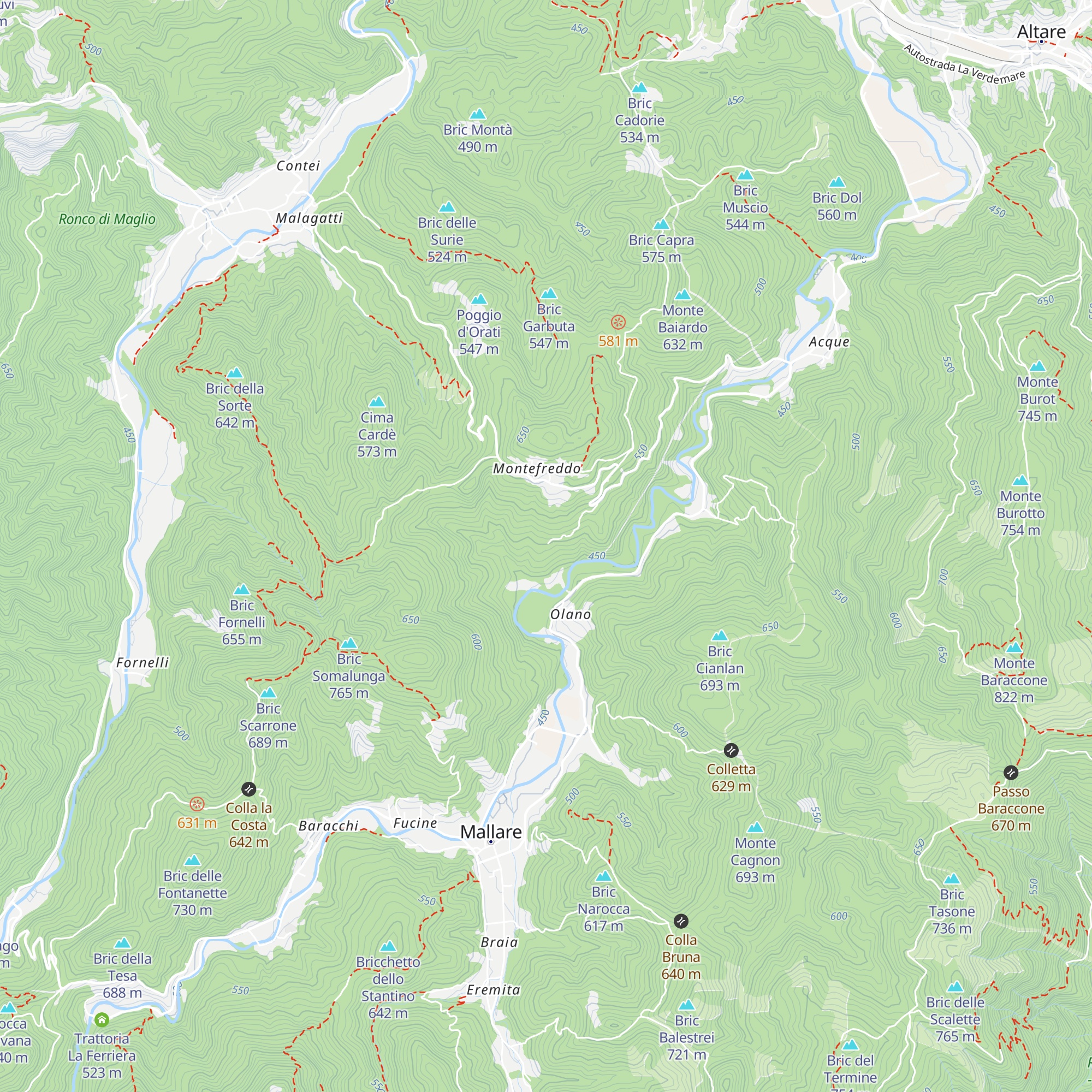 Cascina Montà map