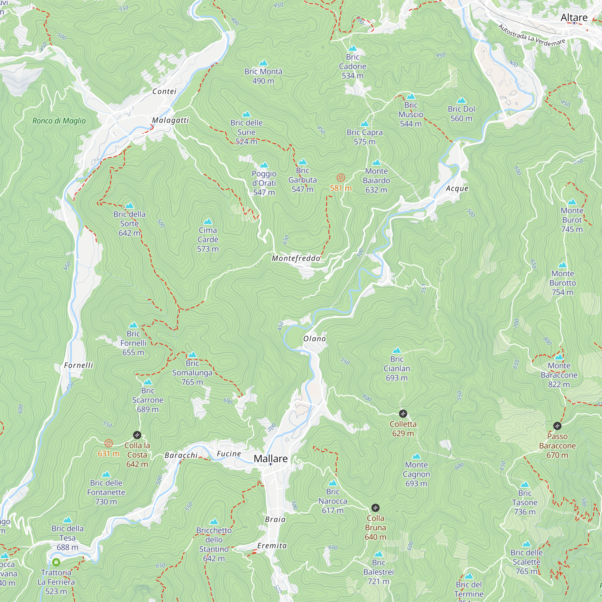 Cascina Montà map