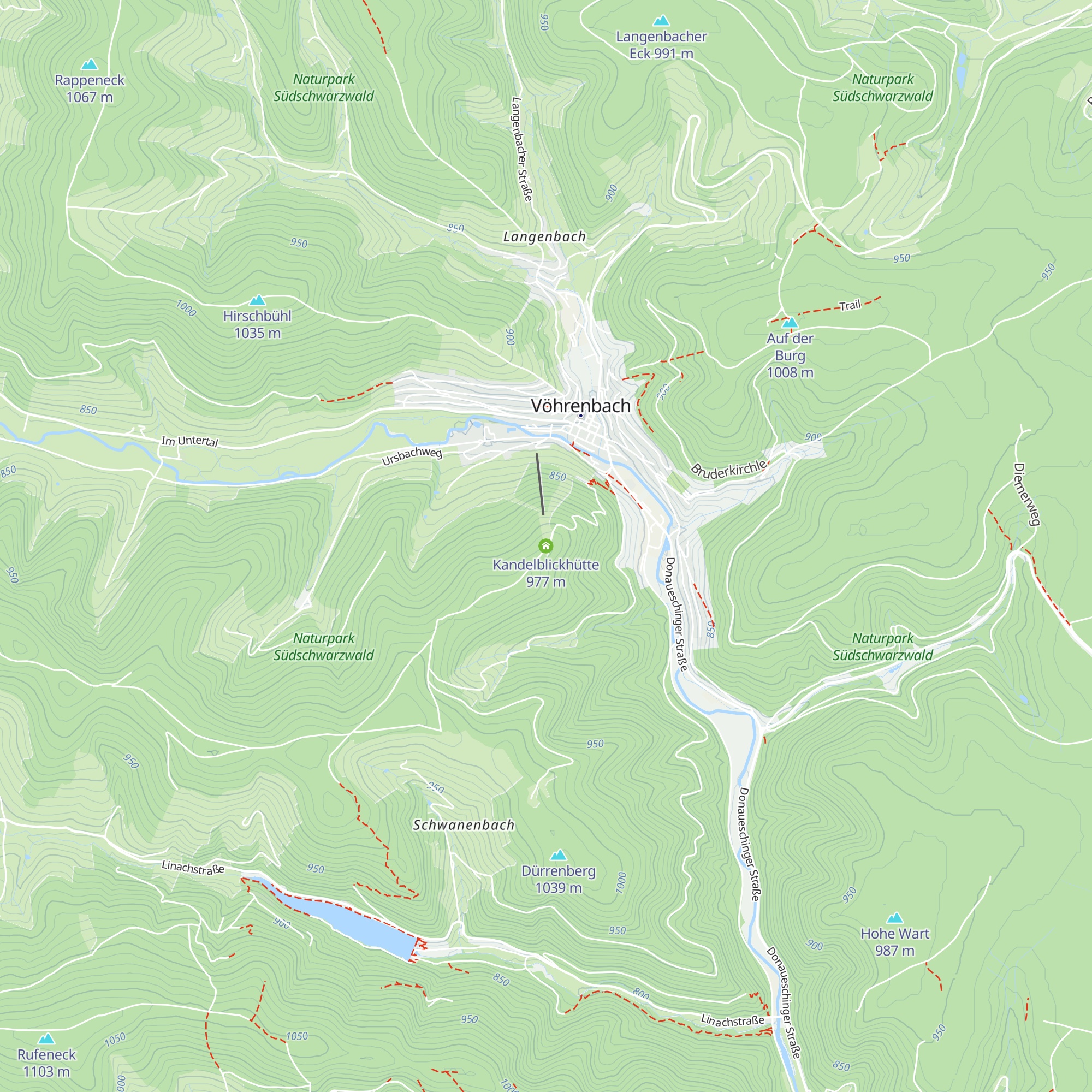 Kandelblickhütte map