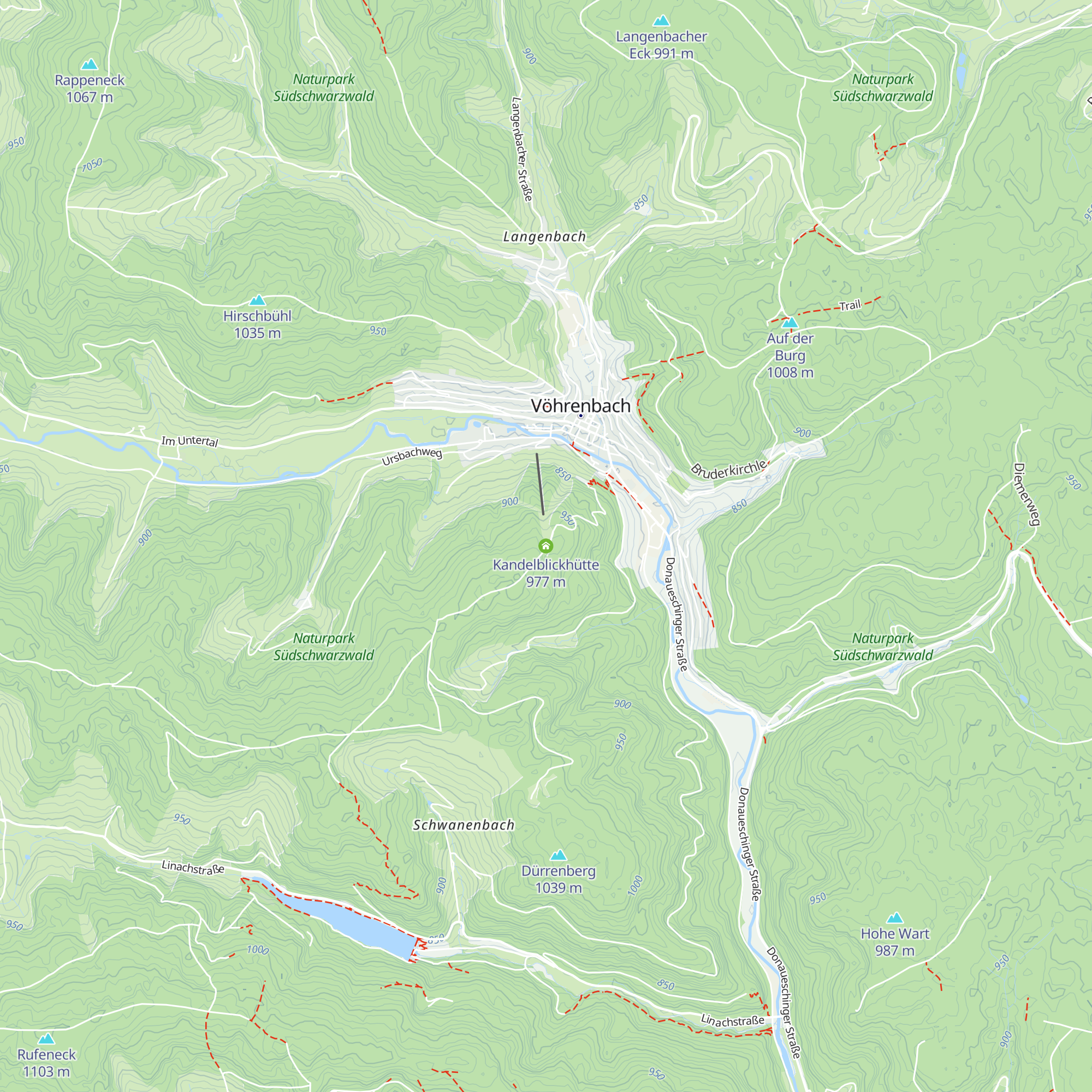 Kandelblickhütte map