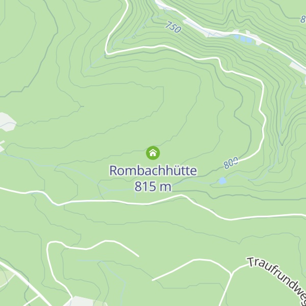 Map of Rombachhütte