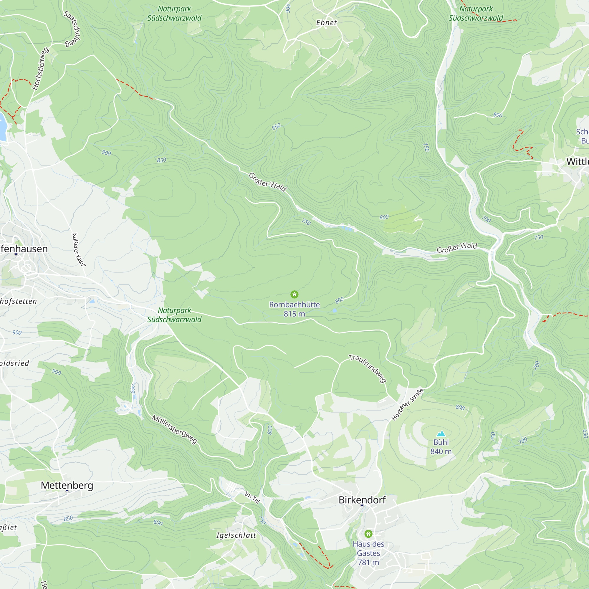 Rombachhütte map