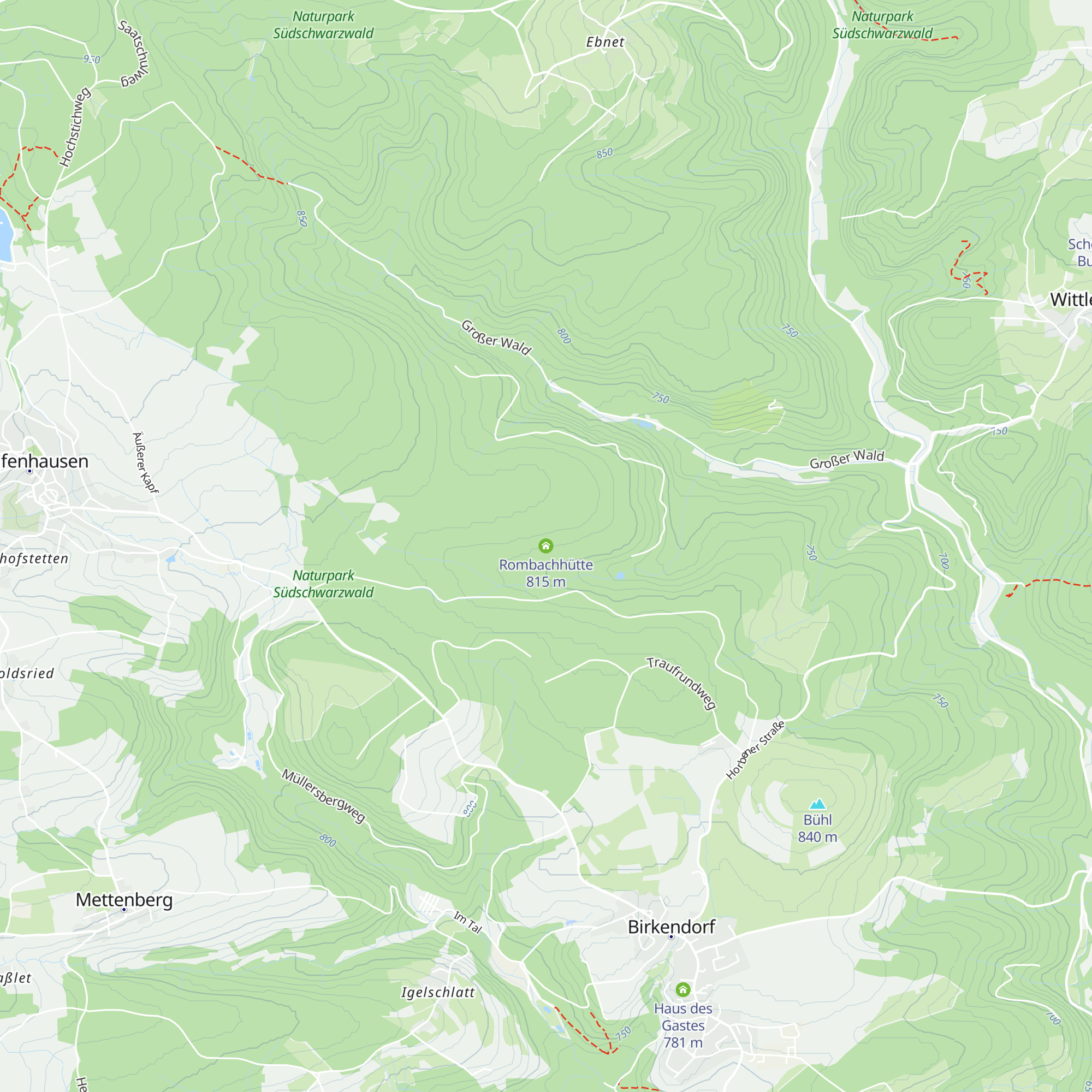 Rombachhütte map