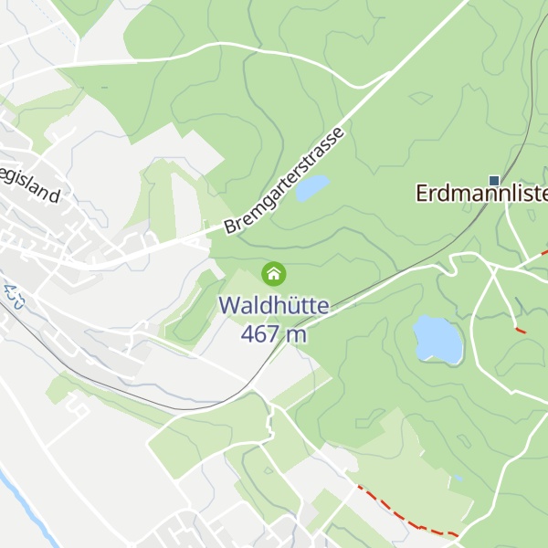Map of Waldhütte