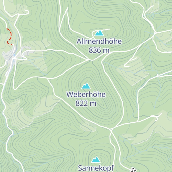 Map of Weberhöhe