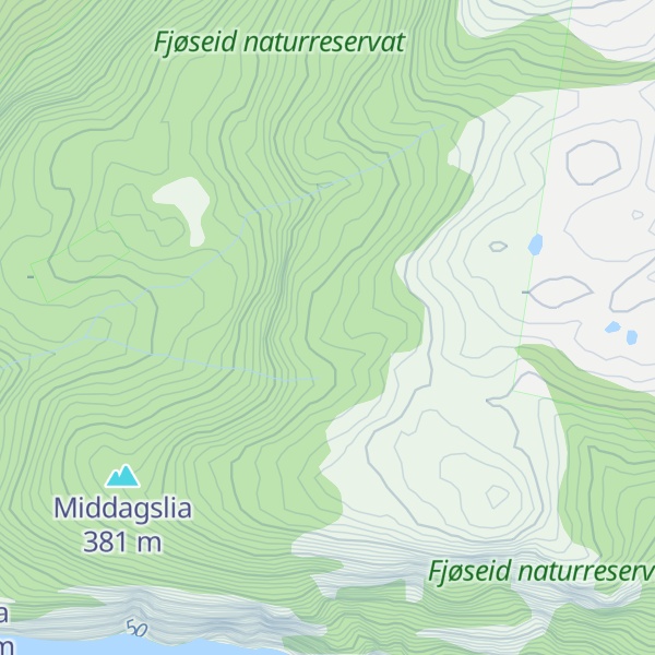 Map of Svarthammaren