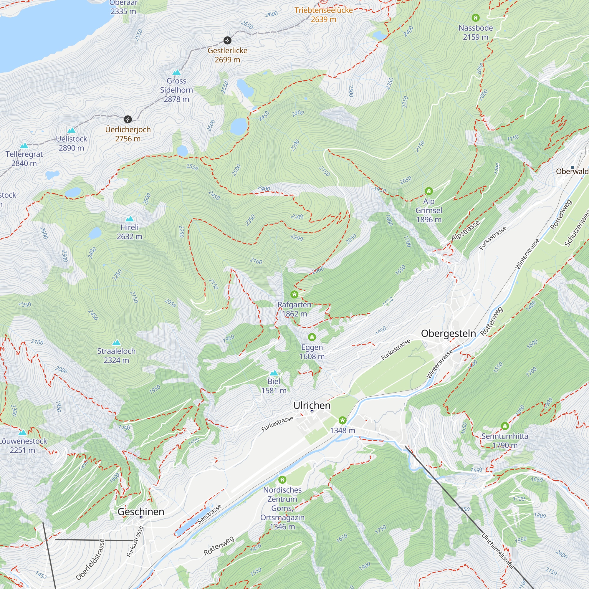 Rafgarten map