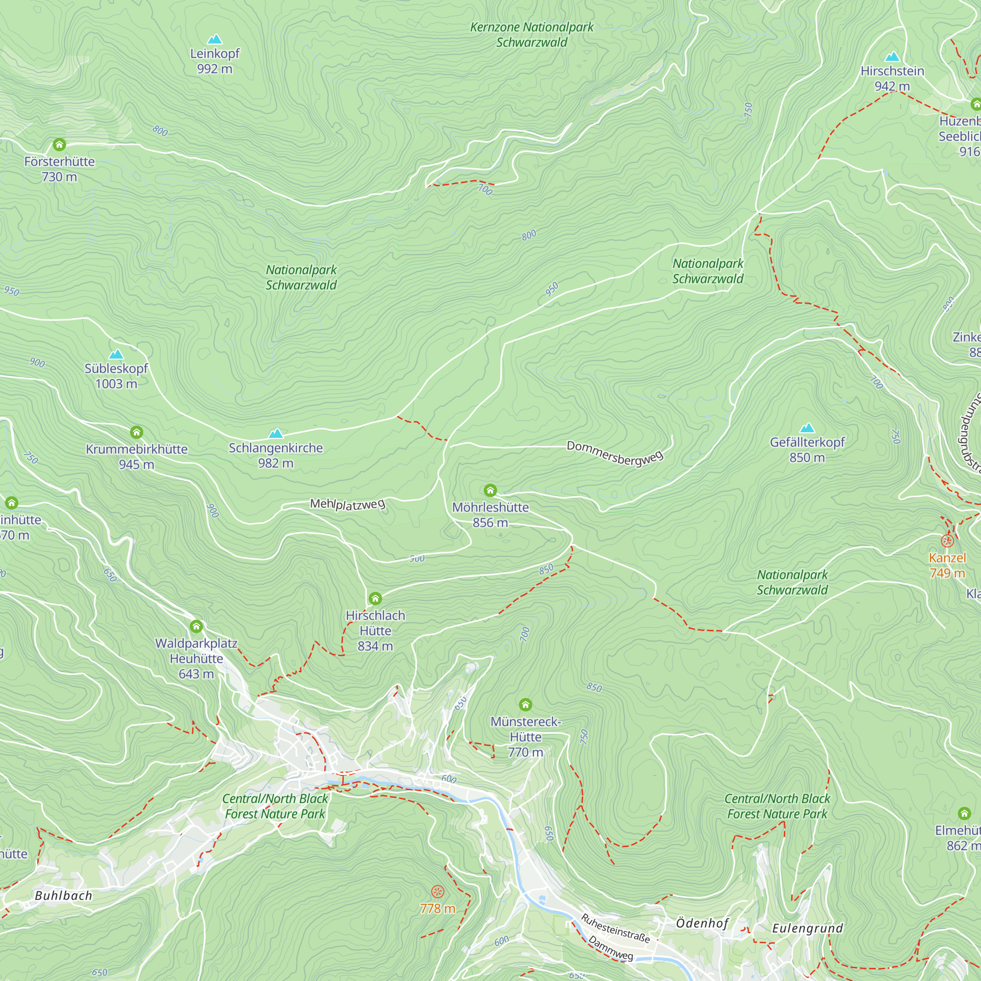 Möhrleshütte map