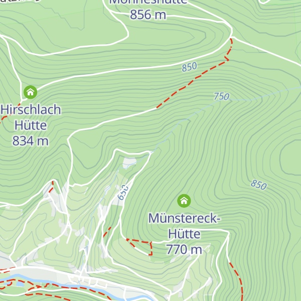 Map of Kohlplatz-Hütte