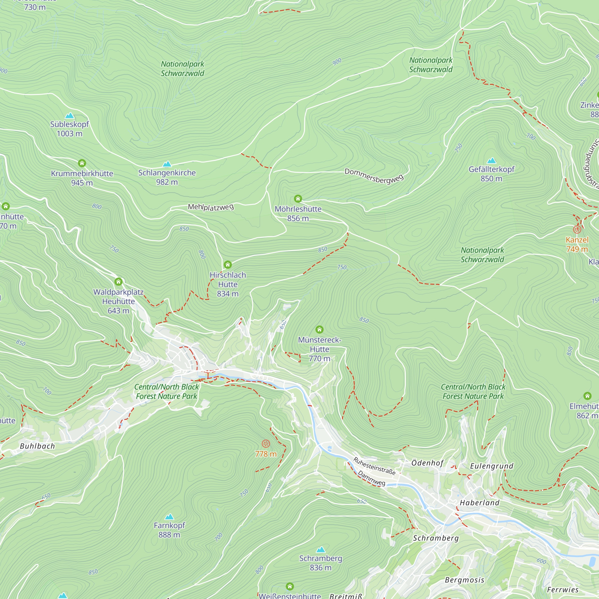 Kohlplatz-Hütte map