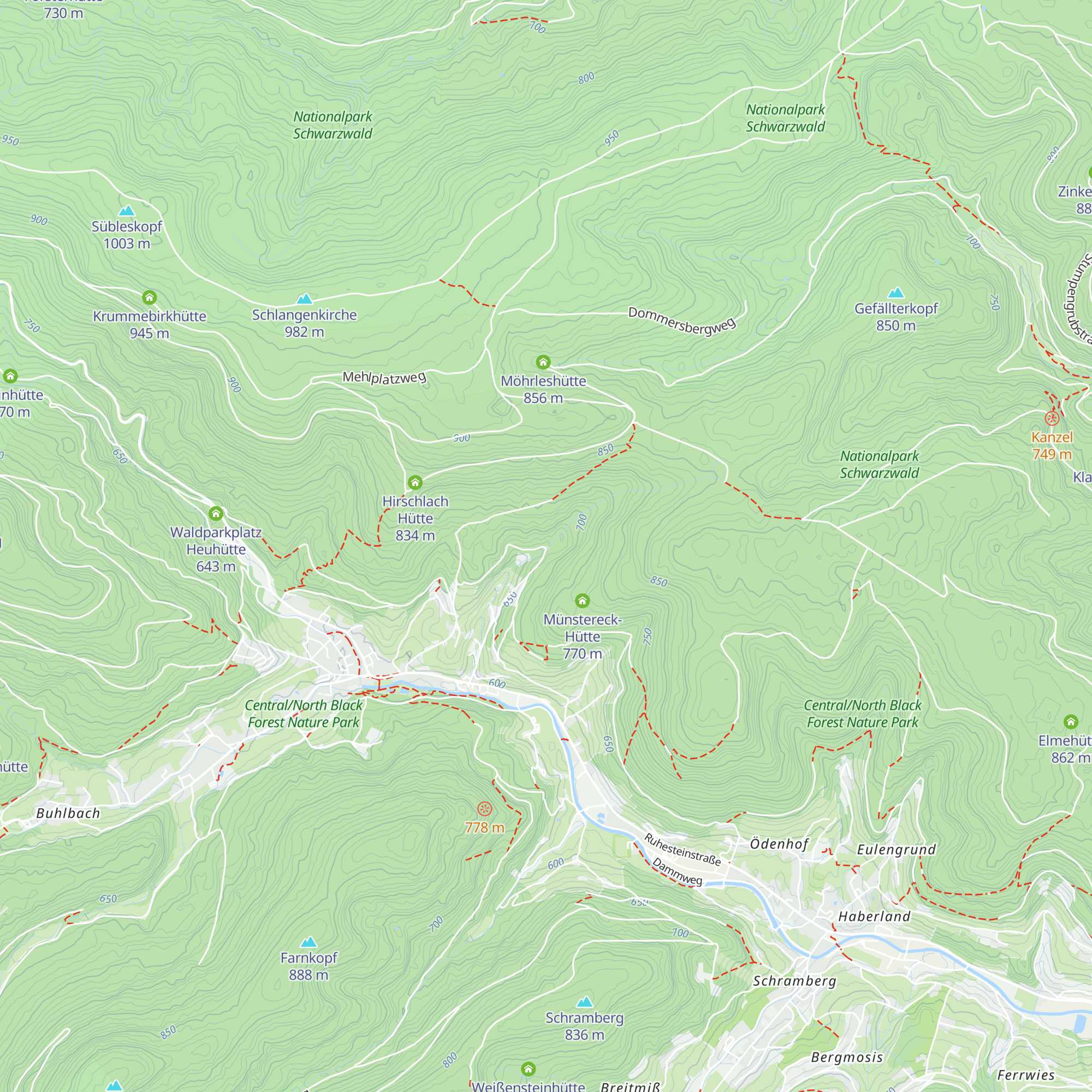 Kohlplatz-Hütte map