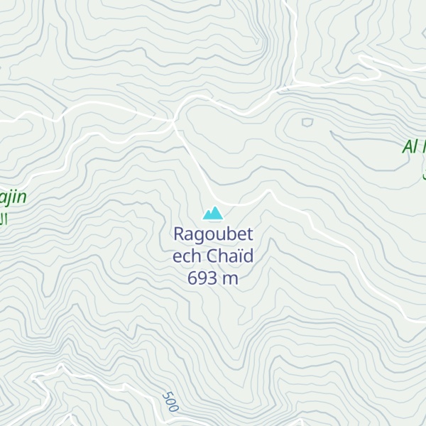 Map of Ragoubet ech Chaïd