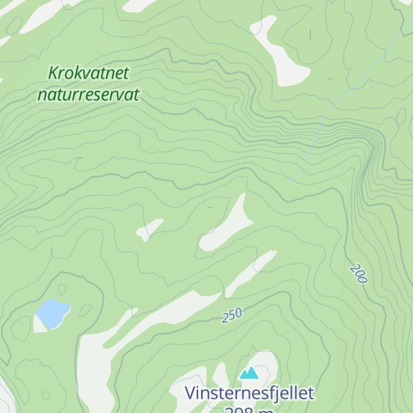 Map of Middagstua