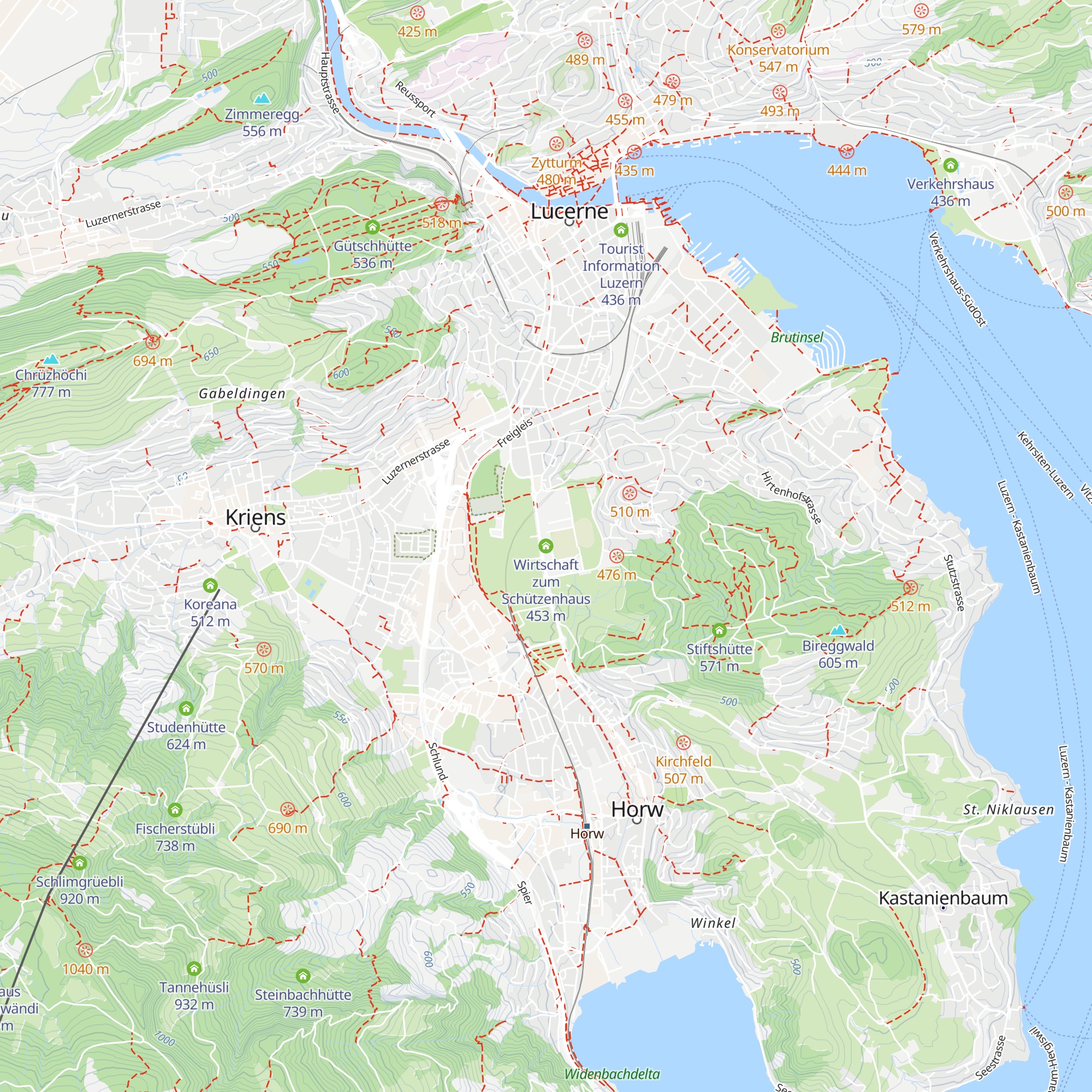 Wirtschaft zum Schützenhaus map