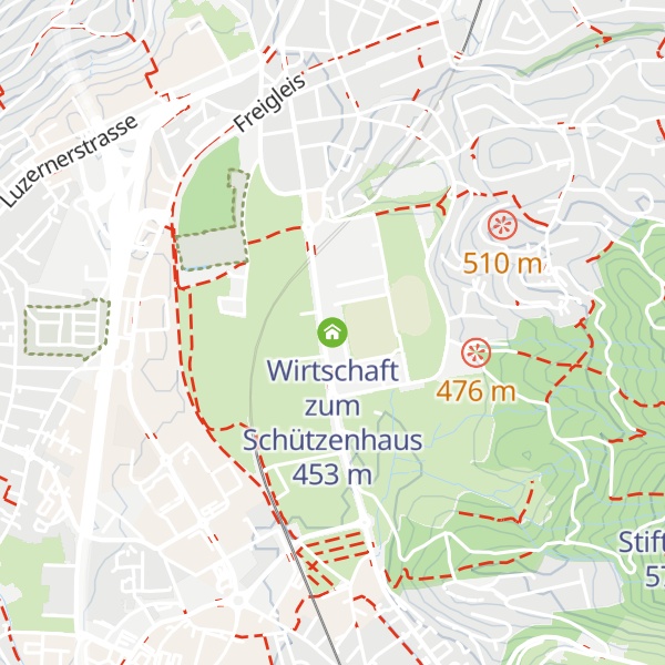 Map of Wirtschaft zum Schützenhaus
