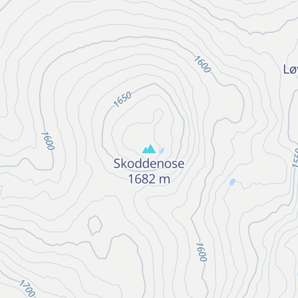 Map of Skoddenose