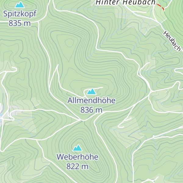 Map of Allmendhöhe
