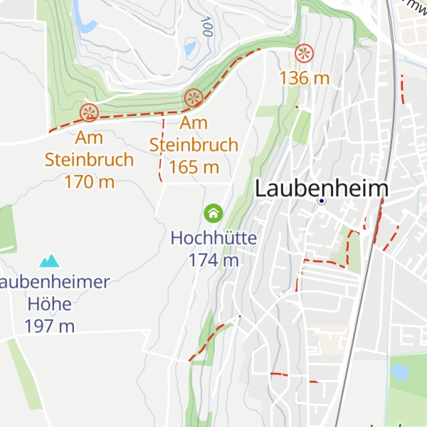 Map of Hochhütte