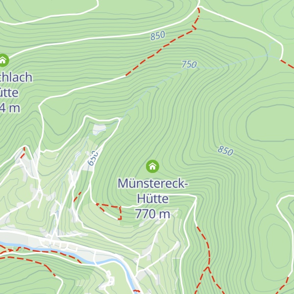 Map of Münstereckhütte