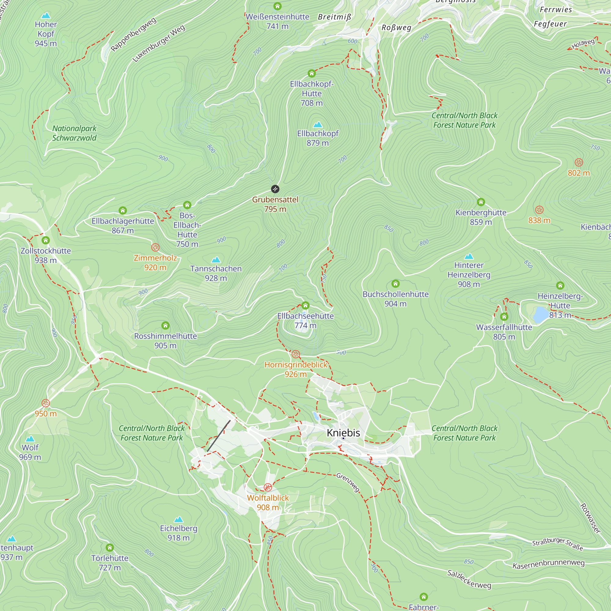 Ellbachseehütte map