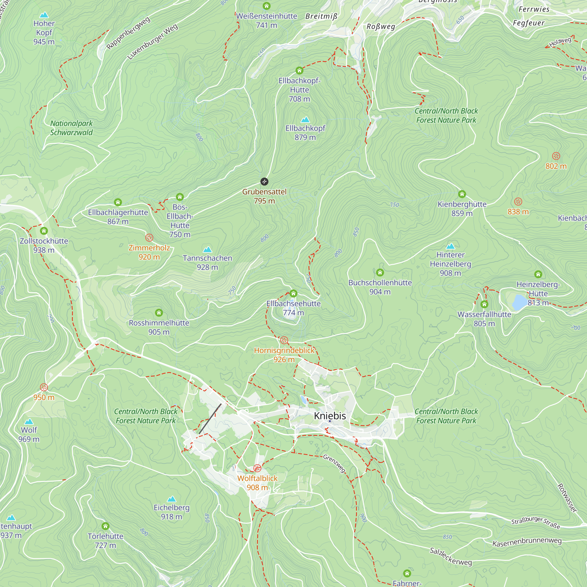 Ellbachseehütte map