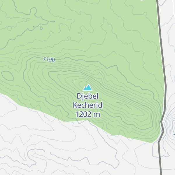 Map of Djebel Kecherid