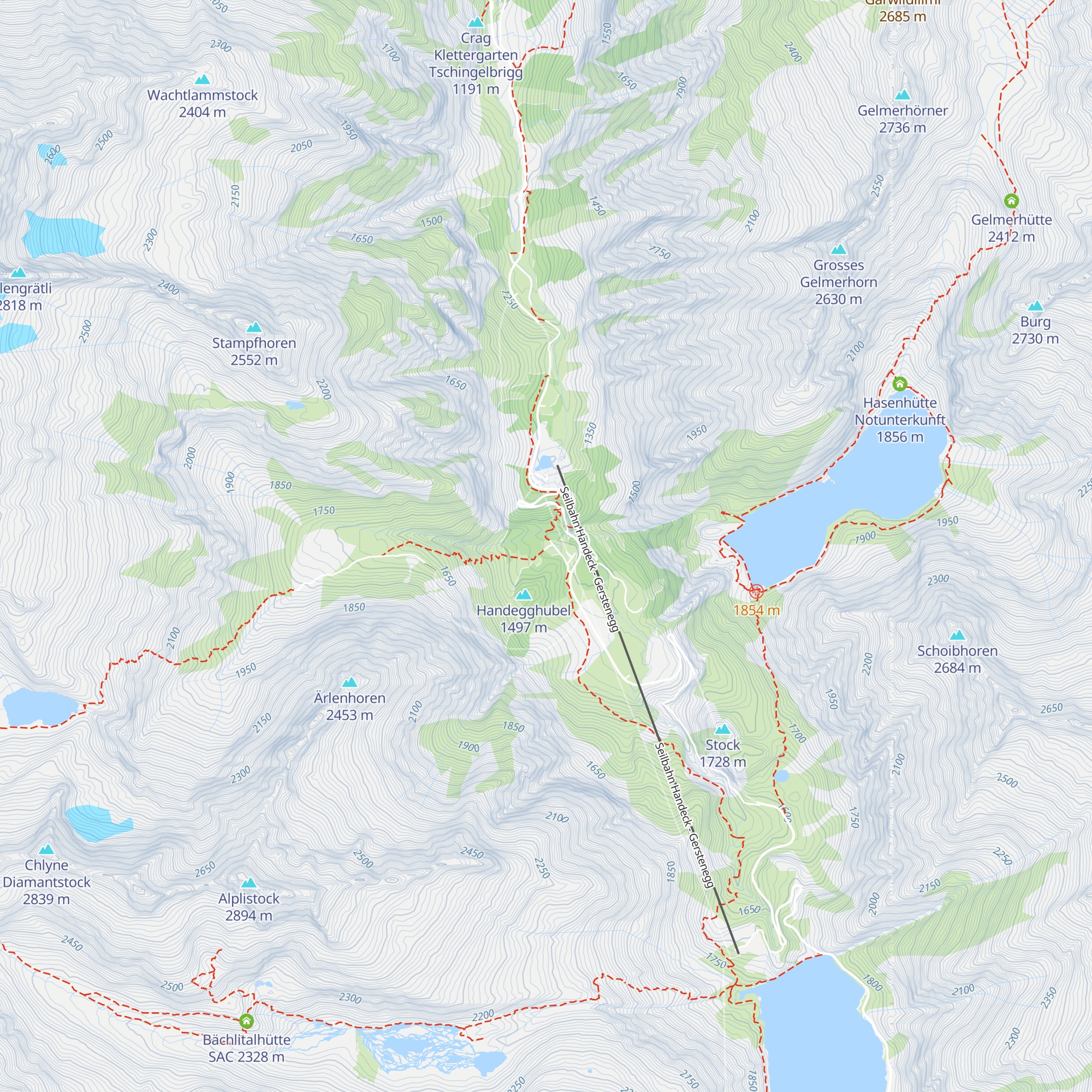 Alprestaurant Handeck map