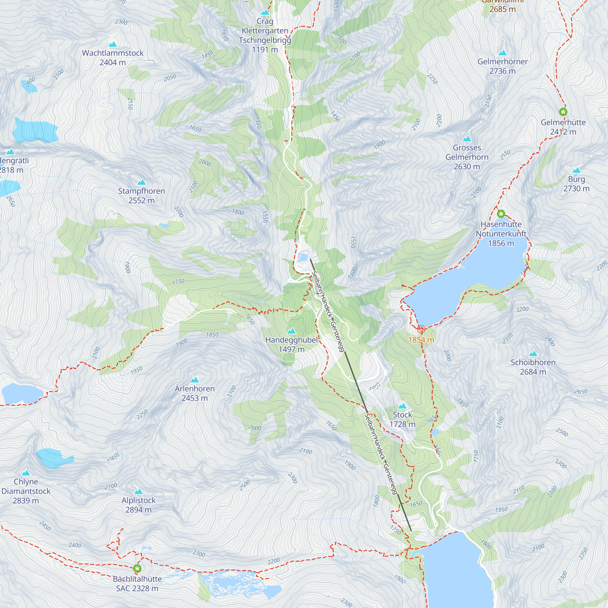 Alprestaurant Handeck map