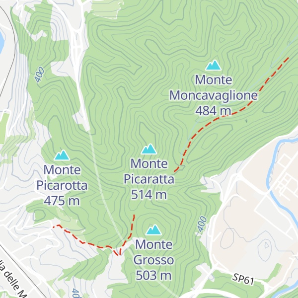 Map of Monte Picaratta
