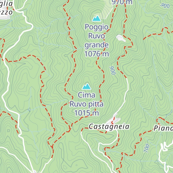 Map of Cima Ruvo pitta