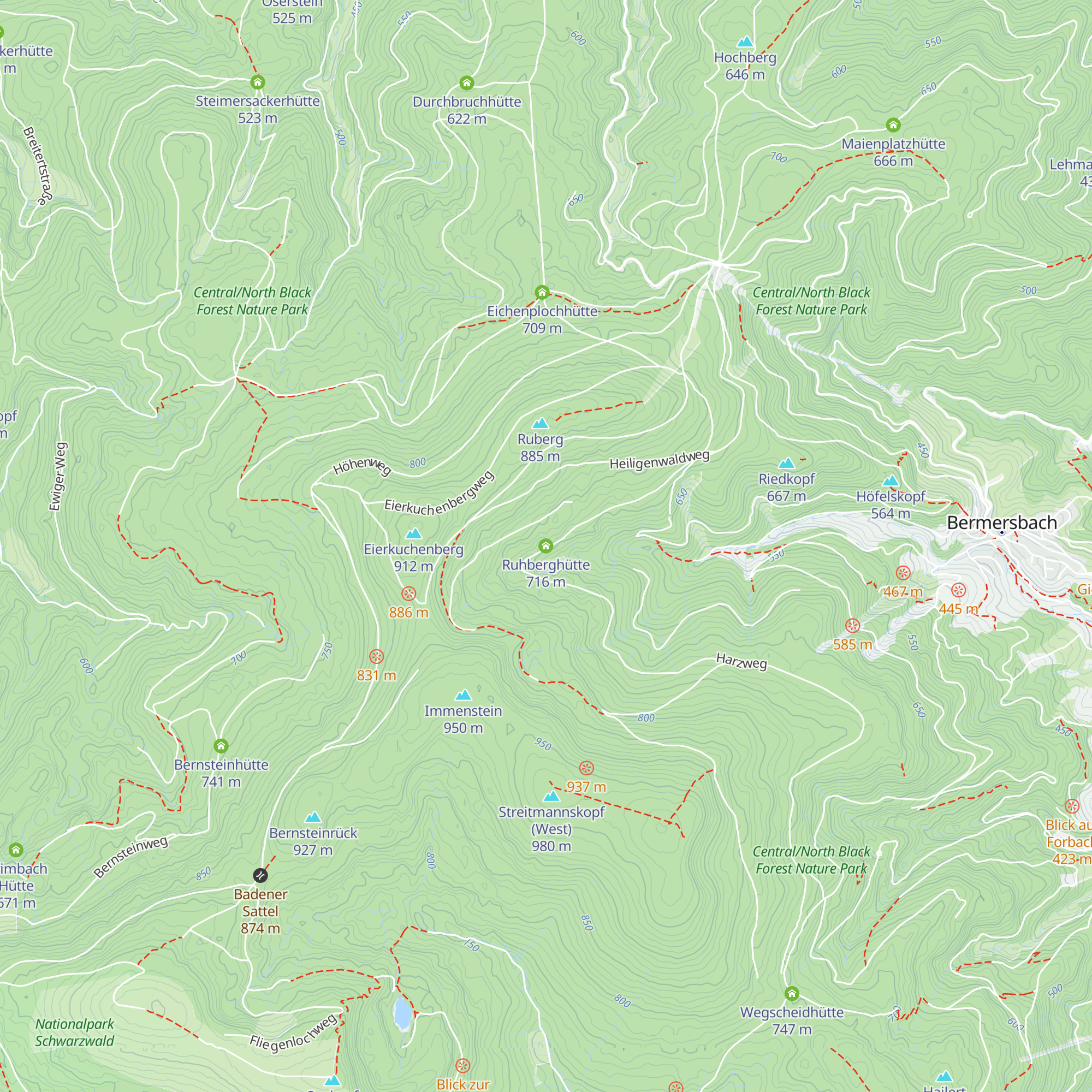 Ruhberghütte map