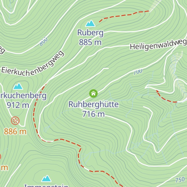 Map of Ruhberghütte