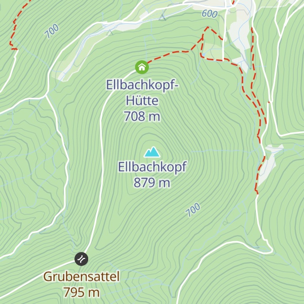 Map of Ellbachkopf