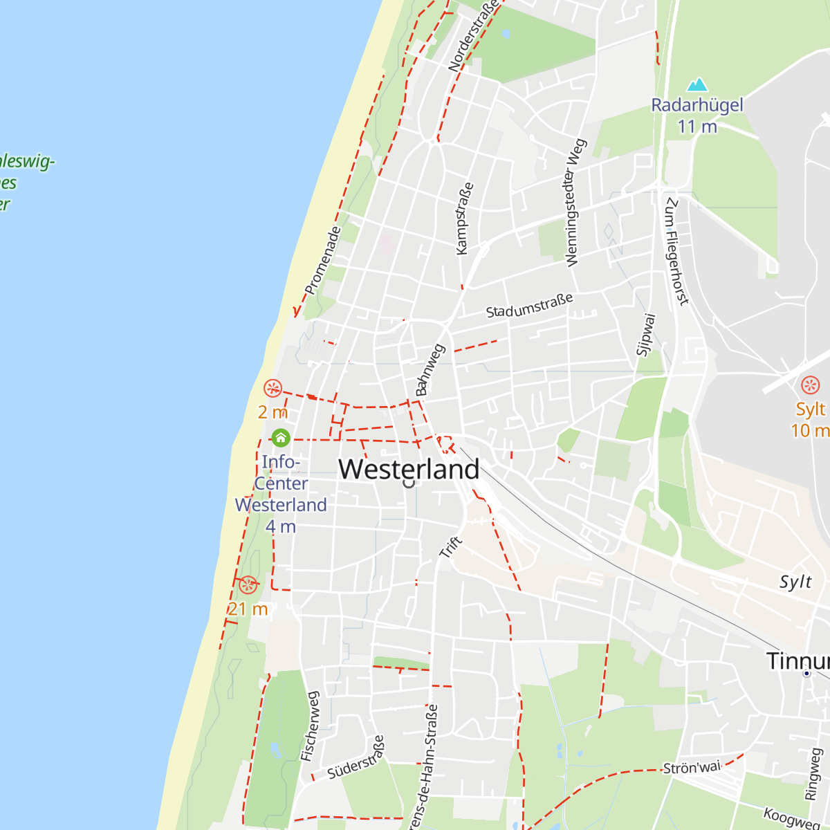 Tourismus-Zentrum Sylt map