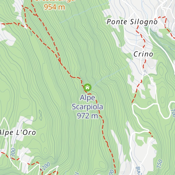 Map of Alpe Scarpiola
