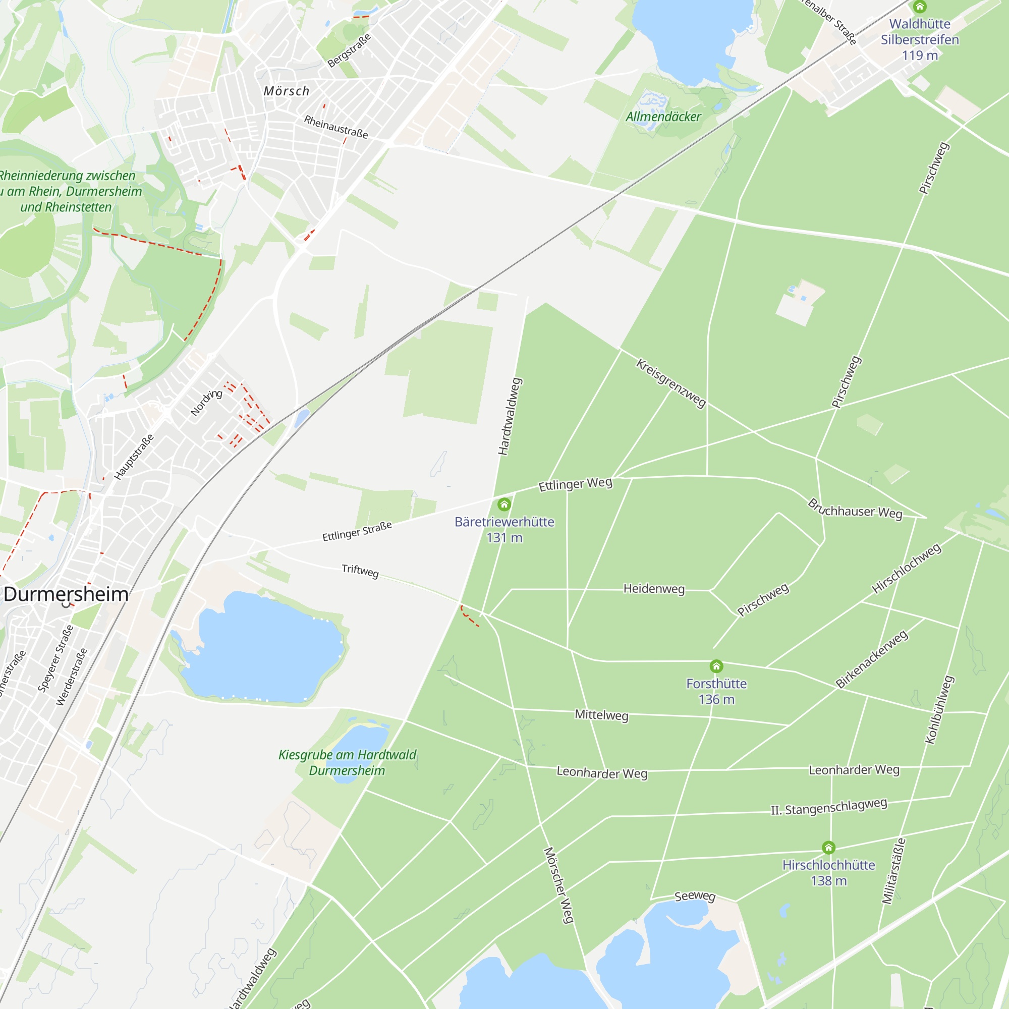 Bäretriewerhütte map